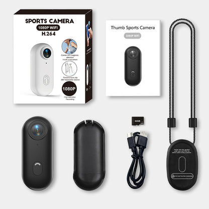 4K UHD Magnetic Sports Action Camera with 64GB Card